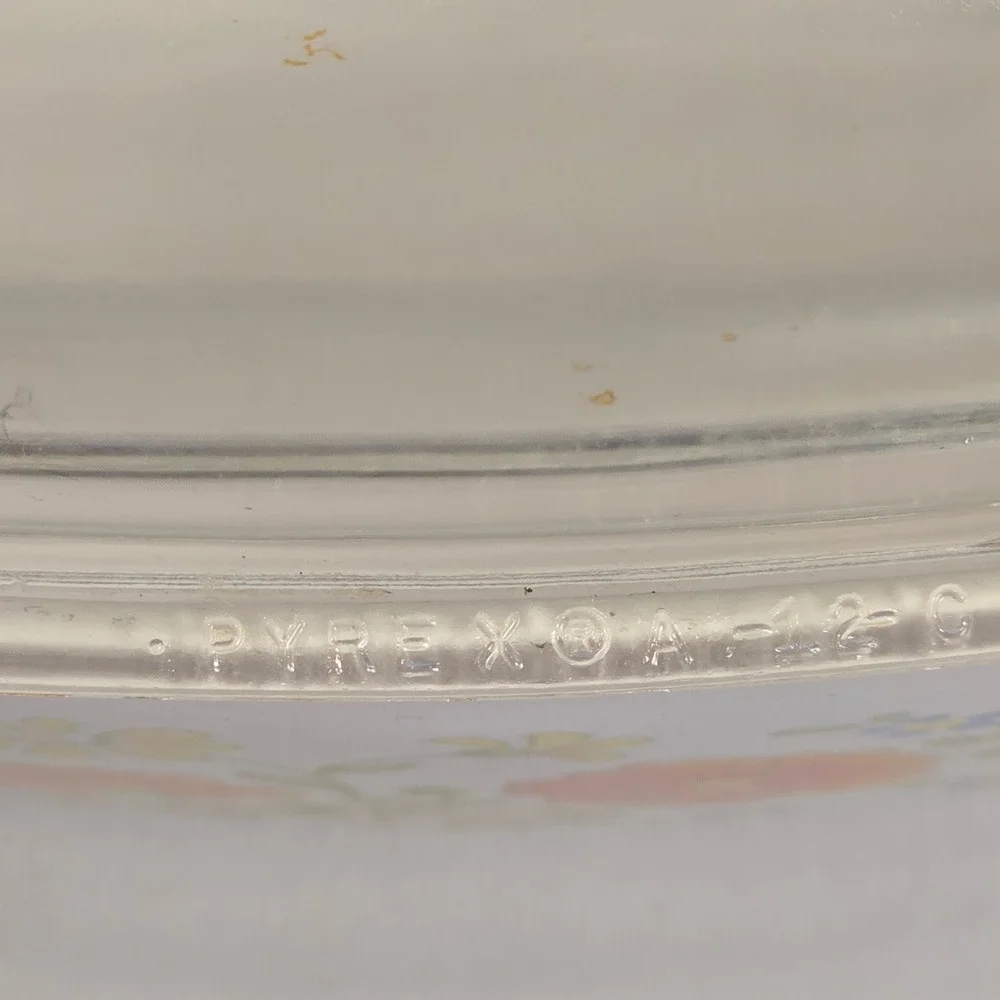 Corning Ware A-5-B 5 Quart‎ Wildflower Casserole Dish with Lid Vintage Pyroceram